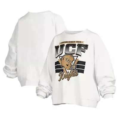 NCAA UCF Knights Janice Retro Logo Oversized Pullover Sweatshirt