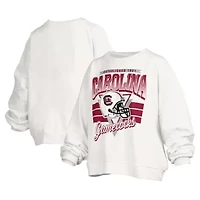 NCAA South Carolina Gamecocks Janice Retro Logo Oversized Pullover Sweatshirt