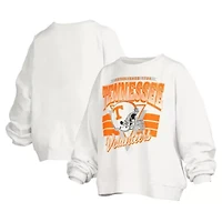NCAA Tennessee Volunteers Janice Retro Logo Oversized Pullover Sweatshirt