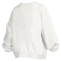 NCAA Penn State Nittany Lions Janice Retro Logo Oversized Pullover Sweatshirt