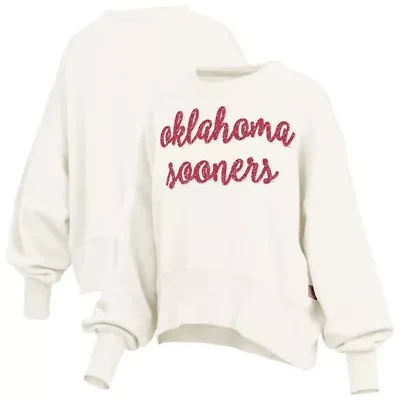 NCAA Oklahoma Sooners Chelsea Oversized Pullover Sweatshirt