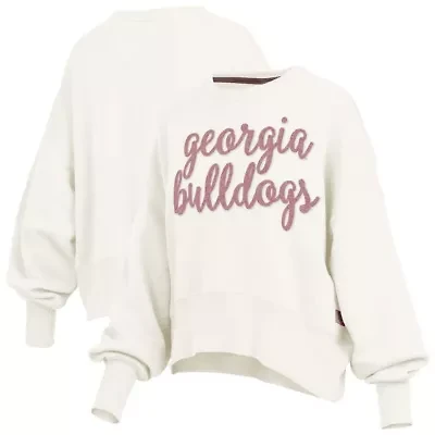 NCAA Georgia Bulldogs Chelsea Oversized Pullover Sweatshirt