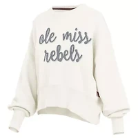 NCAA Ole Miss Rebels Chelsea Oversized Pullover Sweatshirt