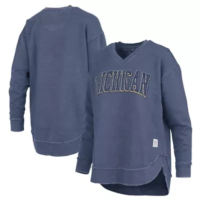 NCAA Michigan Wolverines Westin Poncho V-Neck Pullover Sweatshirt