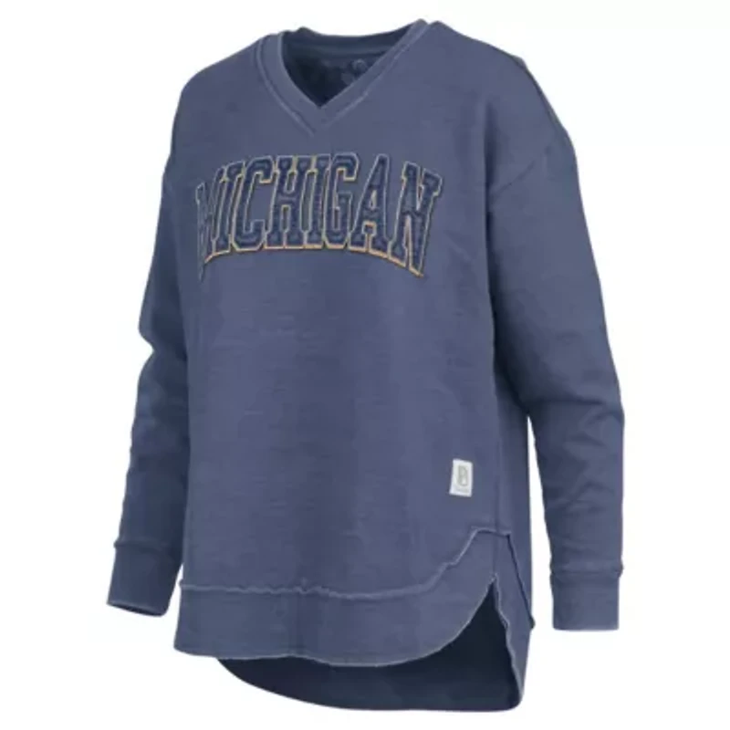 NCAA Michigan Wolverines Westin Poncho V-Neck Pullover Sweatshirt