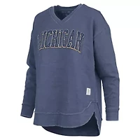 NCAA Michigan Wolverines Westin Poncho V-Neck Pullover Sweatshirt