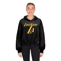 NBA Los Angeles Lakers 2024/25 City Edition Cropped Pullover Hoodie
