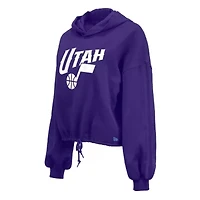 NBA Utah Jazz 2024/25 City Edition Cropped Pullover Hoodie