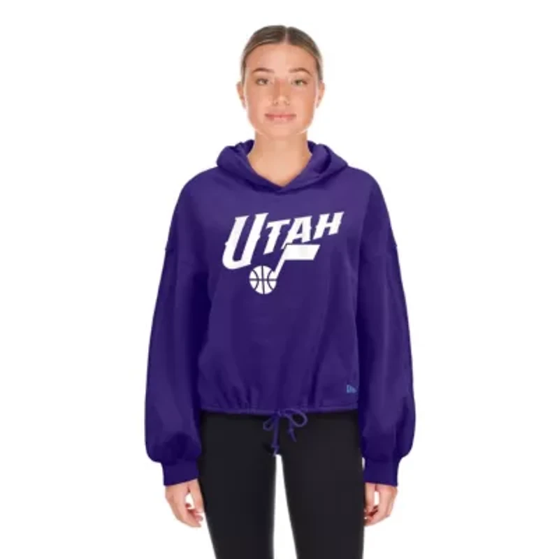 NBA Utah Jazz 2024/25 City Edition Cropped Pullover Hoodie