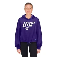 NBA Utah Jazz 2024/25 City Edition Cropped Pullover Hoodie