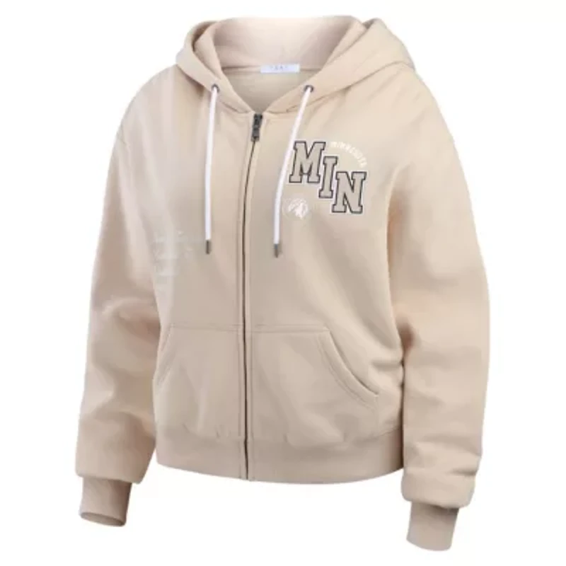 NBA Minnesota Timberwolves Tonal Felt Patch Full-Zip Hoodie