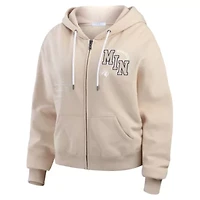 NBA Minnesota Timberwolves Tonal Felt Patch Full-Zip Hoodie