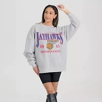 NCAA Kansas Jayhawks Basketball Premium Fleece Drop Pullover Sweatshirt