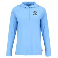 MLB Powder Chicago Cubs City Connect Coastline Epic Comfort Eco Recycled Hoodie Raglan Long Sleeve T-Shirt