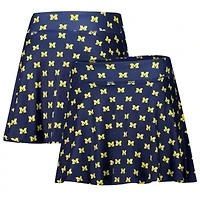NCAA Michigan Wolverines Allover Print Flowy Skort