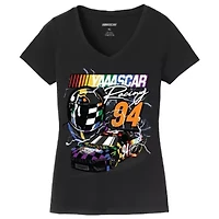 NASCAR YAAASCAR Pride V-Neck T-Shirt