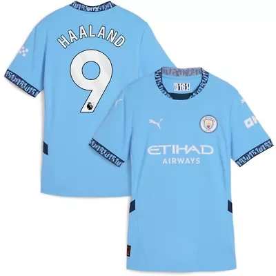 International Clubs Erling Haaland Light Manchester City 2024/25 Home Replica Player Jersey
