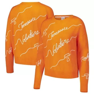 NCAA Tennessee Volunteers Love Note Embroidered Sweater