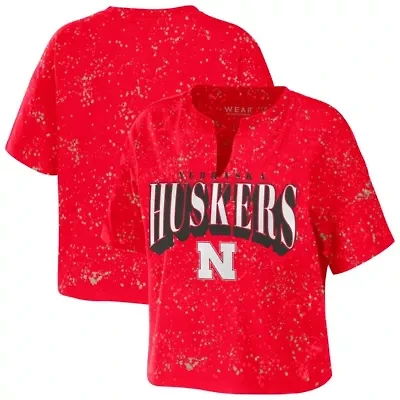 NCAA Nebraska Huskers Splatter T-Shirt