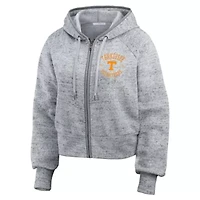 NCAA Tennessee Volunteers Wear Speckle Double-Hit Raglan Full-Zip Hoodie