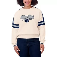 NCAA Penn State Nittany Lions Chenille Woven Patch Stripe Pullover Sweater