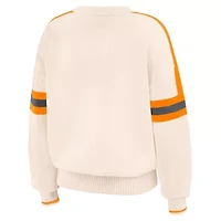 NCAA Tennessee Volunteers Chenille Woven Patch Stripe Pullover Sweater