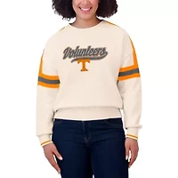 NCAA Tennessee Volunteers Chenille Woven Patch Stripe Pullover Sweater