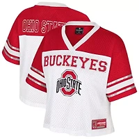 NCAA Ohio State Buckeyes Treasure Cropped Football Jersey