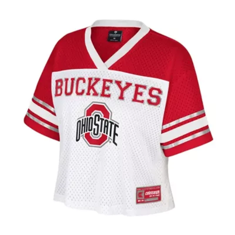 NCAA Ohio State Buckeyes Treasure Cropped Football Jersey