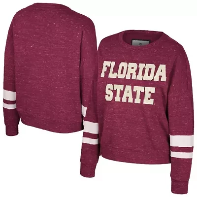 NCAA Florida State Seminoles Lost City Speckle Pullover Sweatshirt