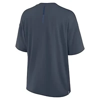 MLB Fanatics Los Angeles Dodgers Oversized Elements Raw Edge Future Ground T-Shirt