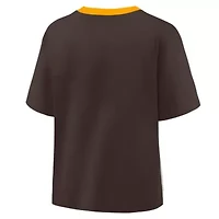 MLB Fanatics San Diego Padres Oversized Race To Win V-Neck T-Shirt