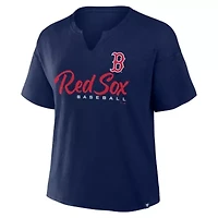 Boston Red Sox MLB Fanatics Fan Fave Stadium Slub Boxy T-Shirt