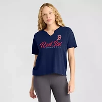 Boston Red Sox MLB Fanatics Fan Fave Stadium Slub Boxy T-Shirt