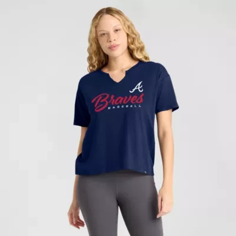 MLB Fanatics Atlanta Braves Fan Fave Stadium Slub Boxy T-Shirt