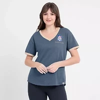 MLB Fanatics Minnesota Twins Binge Worthy Stadium Slub V-Neck T-Shirt