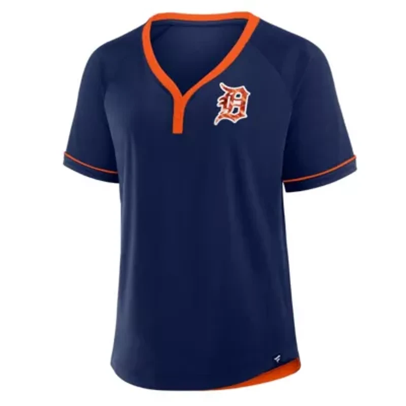 MLB Fanatics Detroit Tigers Cooperstown Collection League Diva V-Neck T-Shirt