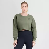 Boston Red Sox MLB Fanatics Studio Cropped Pullover Sweatshirt