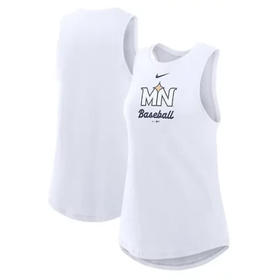 MLB Nike Minnesota Twins City Connect Tricode High Neck Dri-FIT Tank Top