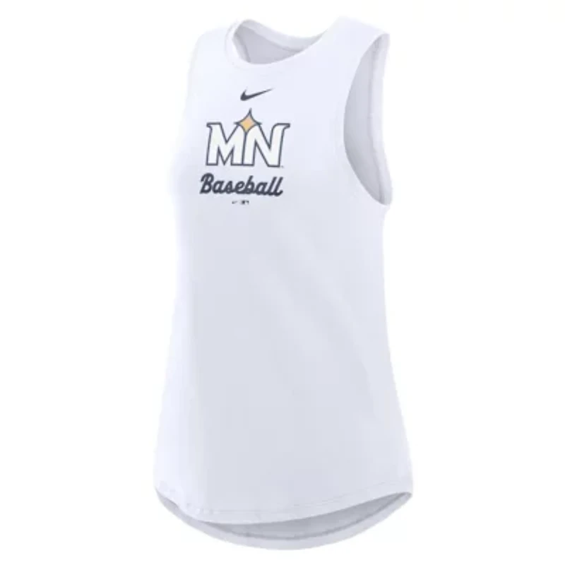 MLB Nike Minnesota Twins City Connect Tricode High Neck Dri-FIT Tank Top