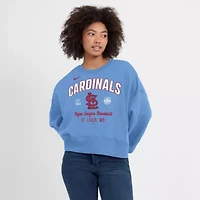 MLB Nike Light St. Louis Cardinals Oversized High Hip Pullover Sweatshirt