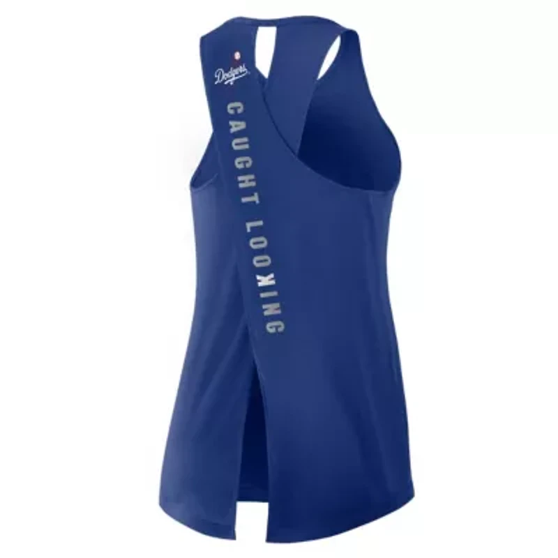 MLB Nike Los Angeles Dodgers Crisscross Dri-FIT Tank Top