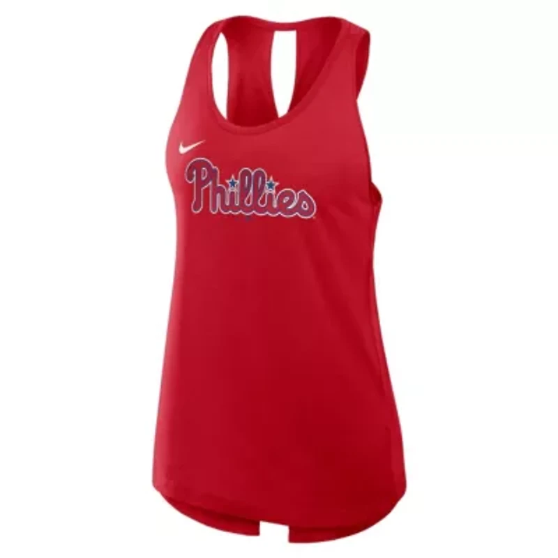 MLB Nike Philadelphia Phillies Crisscross Dri-FIT Tank Top