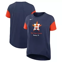 MLB Nike Houston Astros Flowy Fashion Tri-Blend Dri-FIT T-Shirt