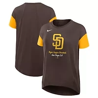 MLB Nike San Diego Padres Flowy Fashion Tri-Blend Dri-FIT T-Shirt