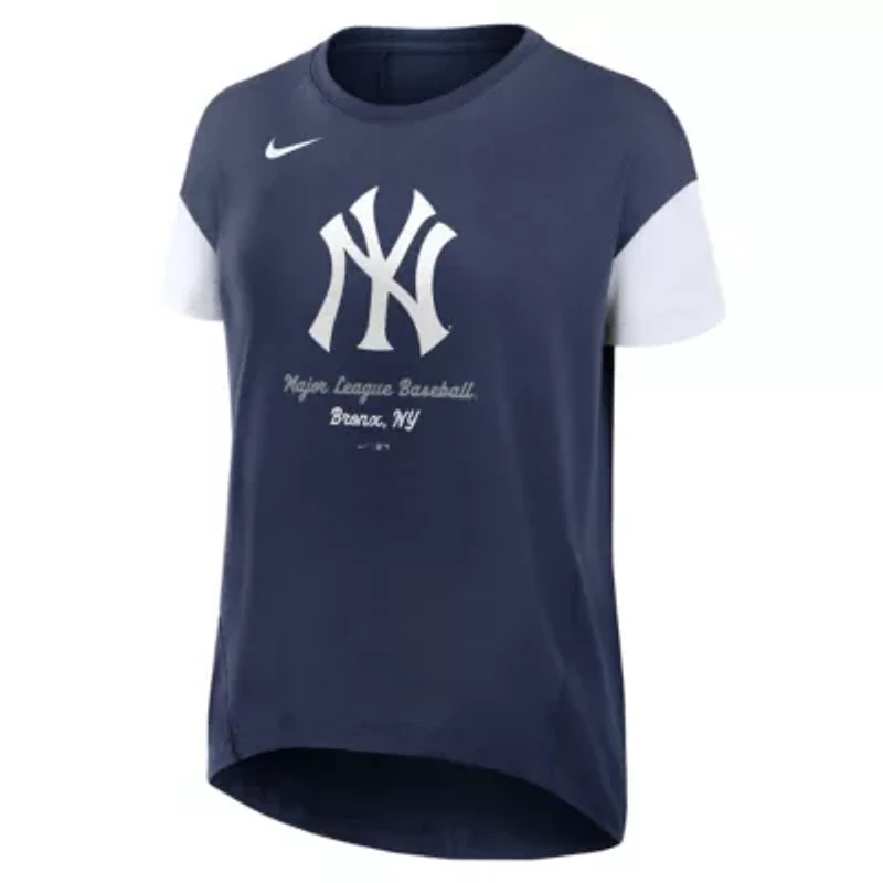 MLB Nike New York Yankees Flowy Fashion Tri-Blend Dri-FIT T-Shirt