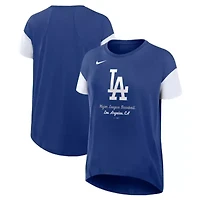 MLB Nike Los Angeles Dodgers Flowy Fashion Tri-Blend Dri-FIT T-Shirt