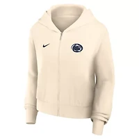 NCAA Nike Penn State Nittany Lions Cropped Chill Full-Zip Hoodie