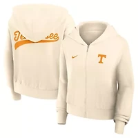 NCAA Nike Tennessee Volunteers Cropped Chill Full-Zip Hoodie