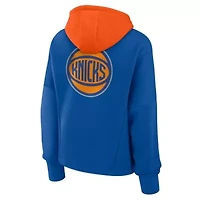 NBA Fanatics Deep New York Knicks Up Boxy Pullover Hoodie